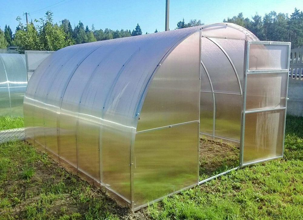 POLYCARBONATE GREENHOUSE 6mm - 3x2m with GALVANIZING 40x20mm Manufacturer Profimet