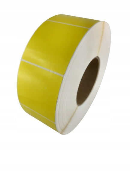 POLYPROPYLENE LABEL YELLOW 60*60 mm 500 pcs