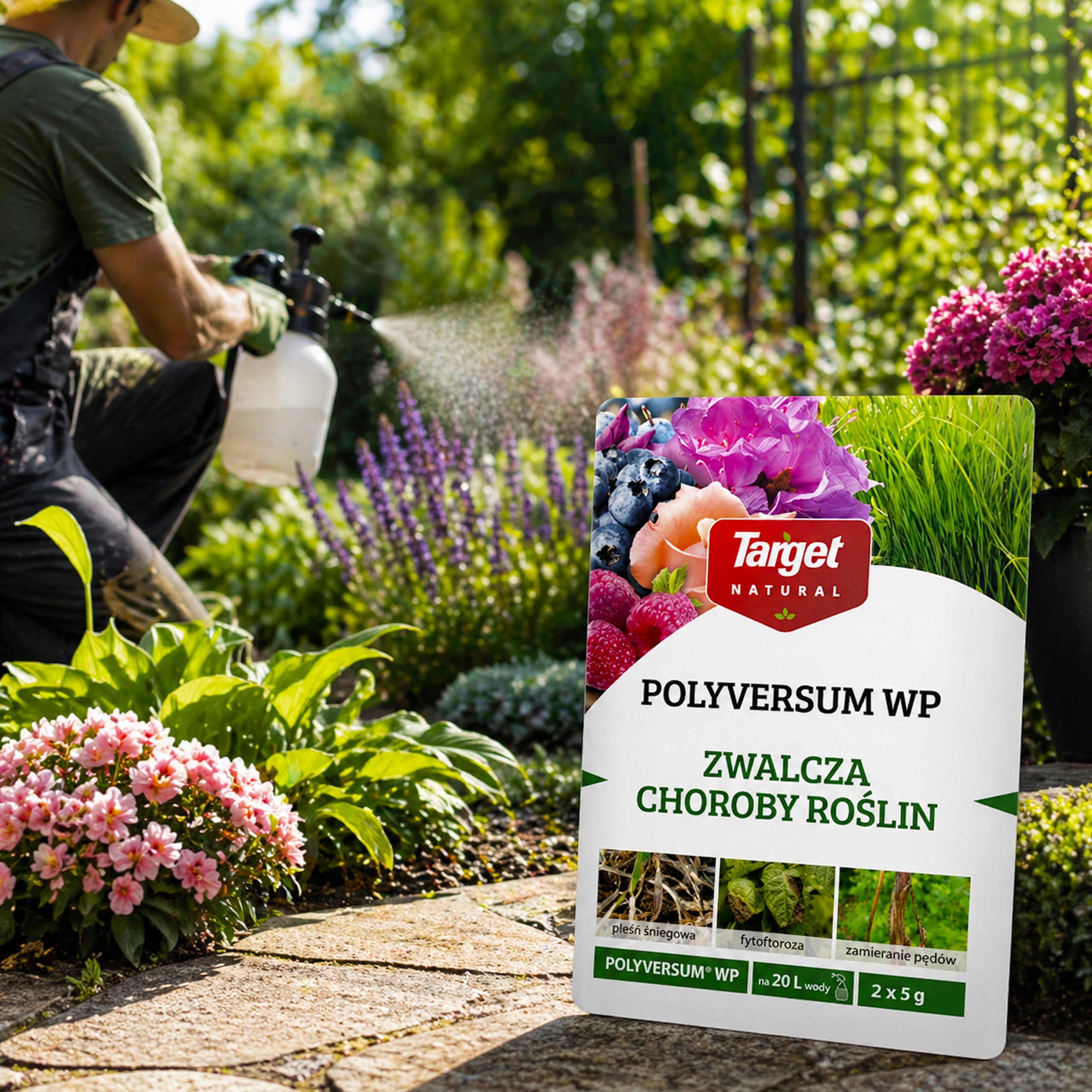 POLYVERSUM FUNGICIDAL AGENT MOLD LAWN SPRAYING FOR FUNGI 2 x 5G TARGET Manufacturer code POLYVERSUM ŚRODEK GRZYBOBÓJCZY