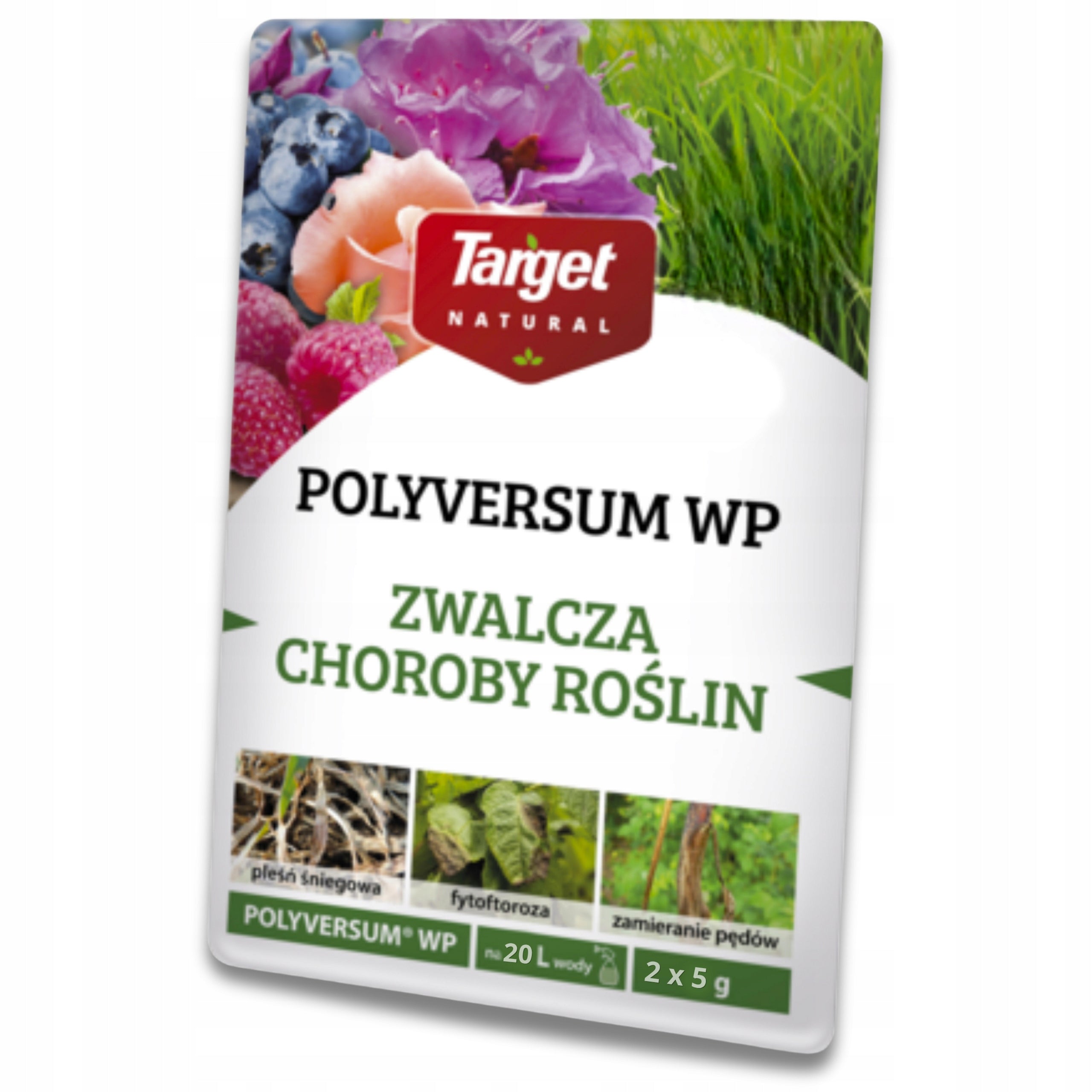 POLYVERSUM FUNGICIDAL AGENT MOLD LAWN SPRAYING FOR FUNGI 2 x 5G TARGET Weight 0.01 kg