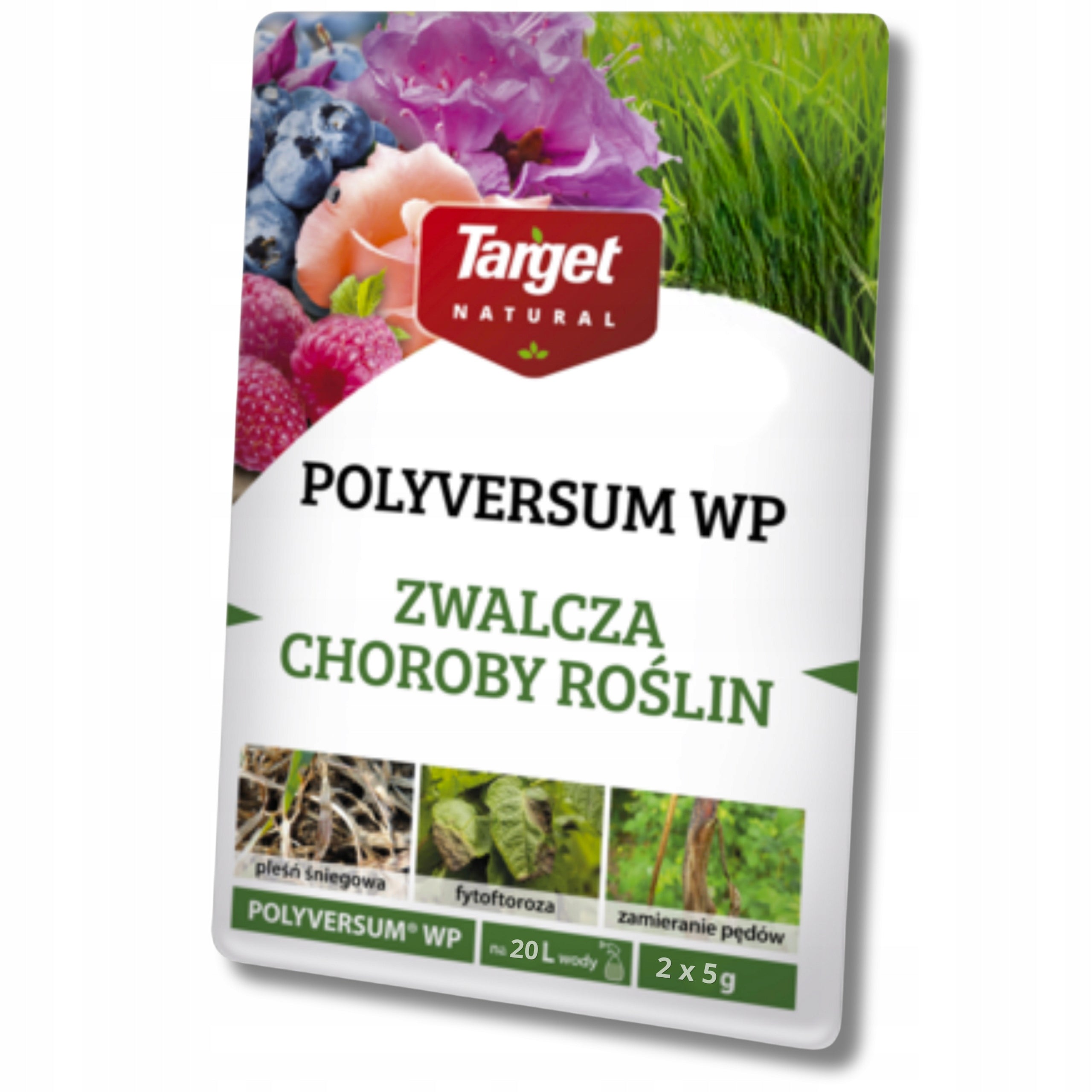 POLYVERSUM FUNGICIDAL AGENT MOLD LAWN SPRAYING FOR FUNGI 2 x 5G TARGET