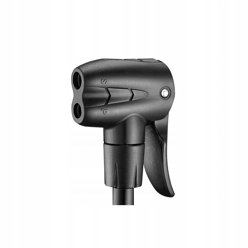 Fahrradpumpe Beto Alu CMP-137AG5, grau 