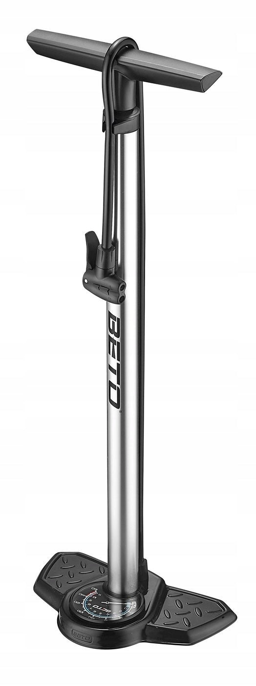Fahrradpumpe Beto Alu CMP-137AG5, grau 