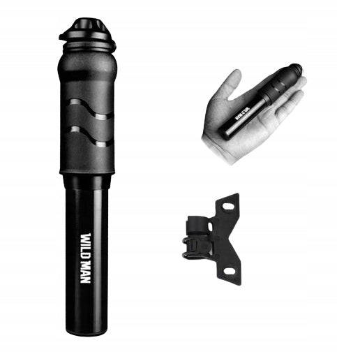 Fahrradpumpe 7bar Wildman, schwarz 