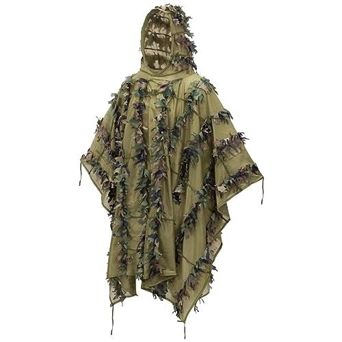 PONCHO GHILLIE LEAF US WOODLAND CAMOUFLAGE FOR SURVIVALL FOR MAN Brand no brand