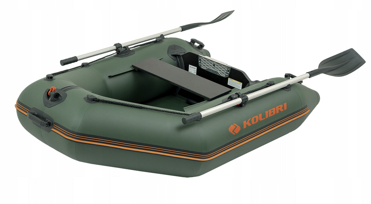 PONTOON KOLIBRI KM-200 GREEN WITH ROLLED FLOOR