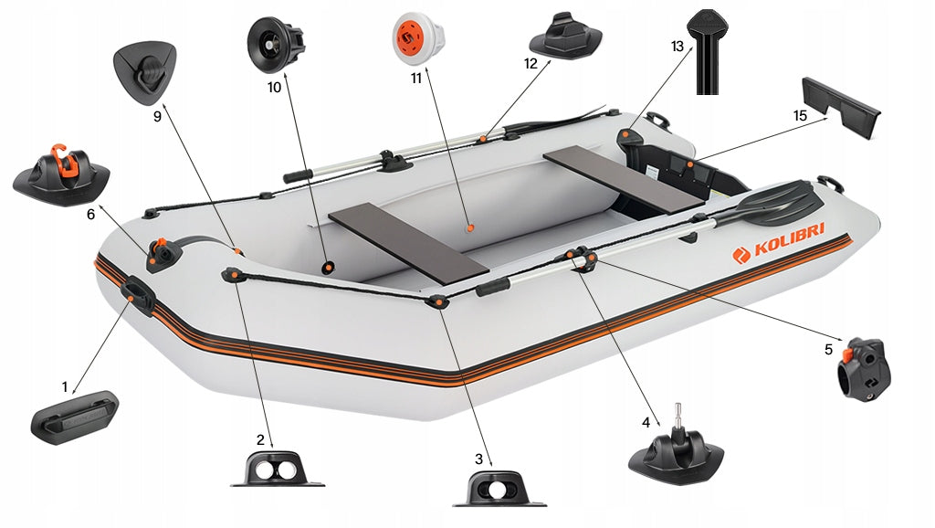 PONTOON KOLIBRI KM-260 GW. 8L TOKAREX FREEBIE Brand Kolibri