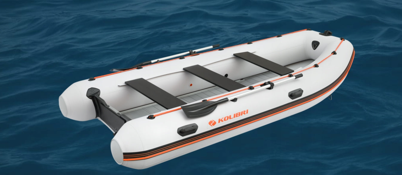 PONTOON KOLIBRI KM-400DSL Light grey ALU FLOOR