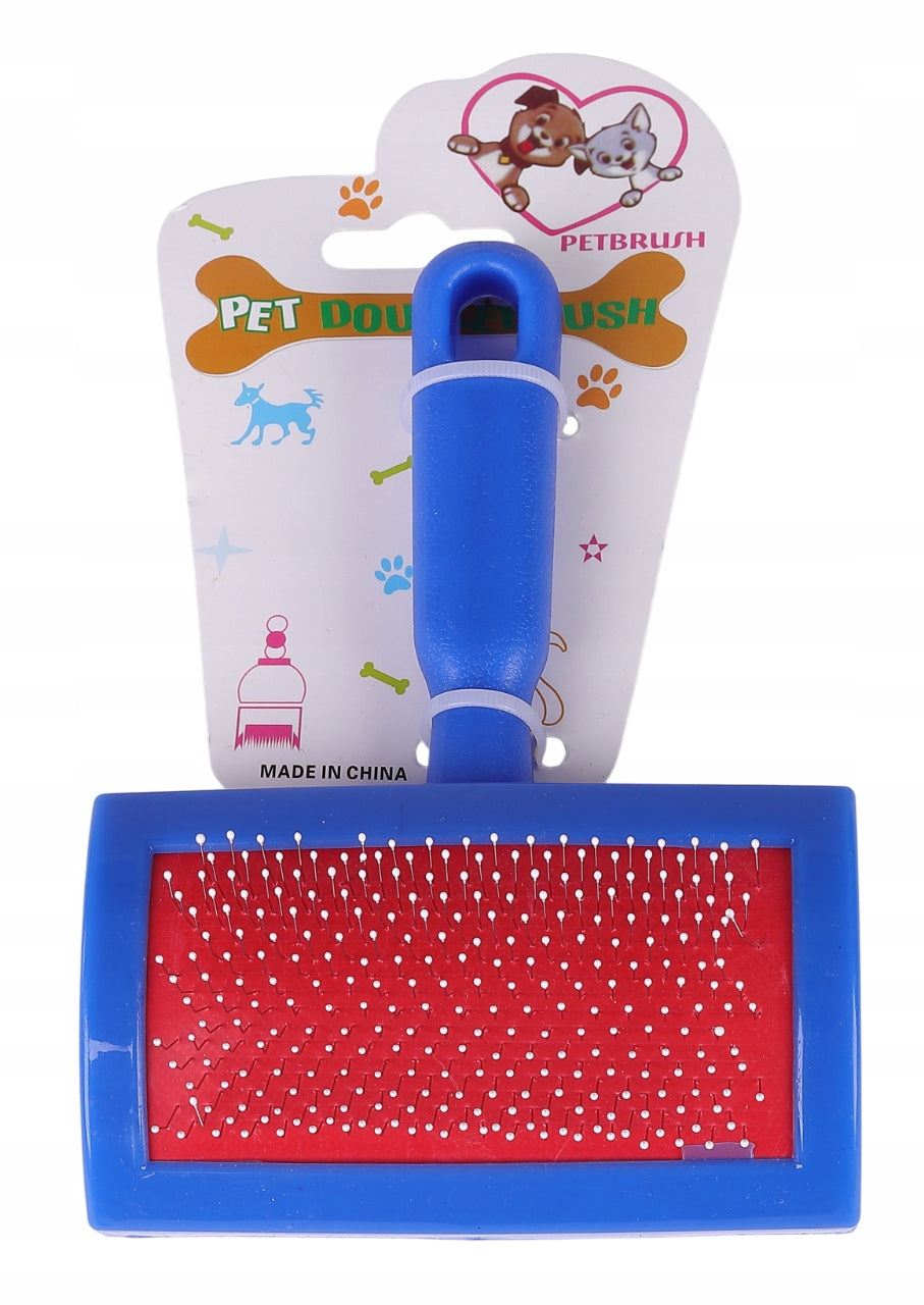 POODLE BRUSH WITH NEEDLES FOR COMBING HAIR FOR CAT DOG 16x10,4 cm
