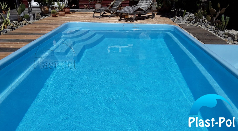 POOL 6,10 x 3,00 x 1,50 m WITH COMPLETE ACCESSORIES! Brand PLAST-POL