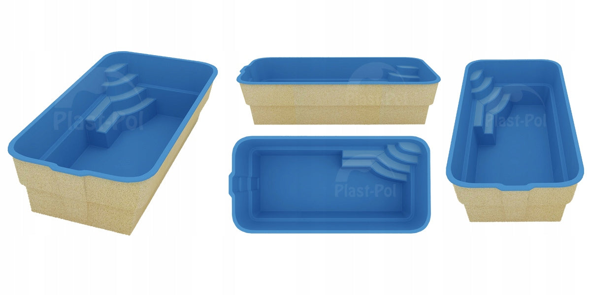 POOL 6,10 x 3,00 x 1,50 m WITH COMPLETE ACCESSORIES! Manufacturer code BPW-1-6PLUS