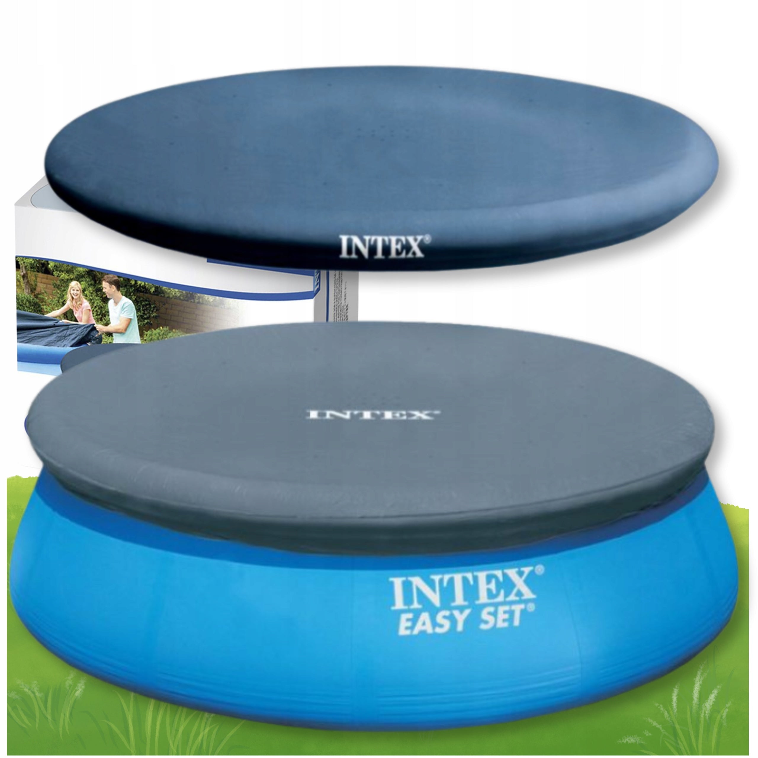 POOL COVER 305 INTEX EXPANSION TARPAULIN COVER POOL COVER Height 348 cm
