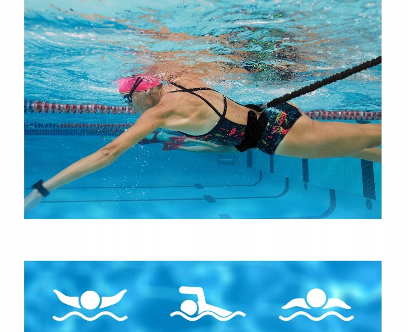 POOL SWIMMING BELT ADJUSTABLE TRAINING FOR ADULTS 2,5-7,5 M Brand no brand