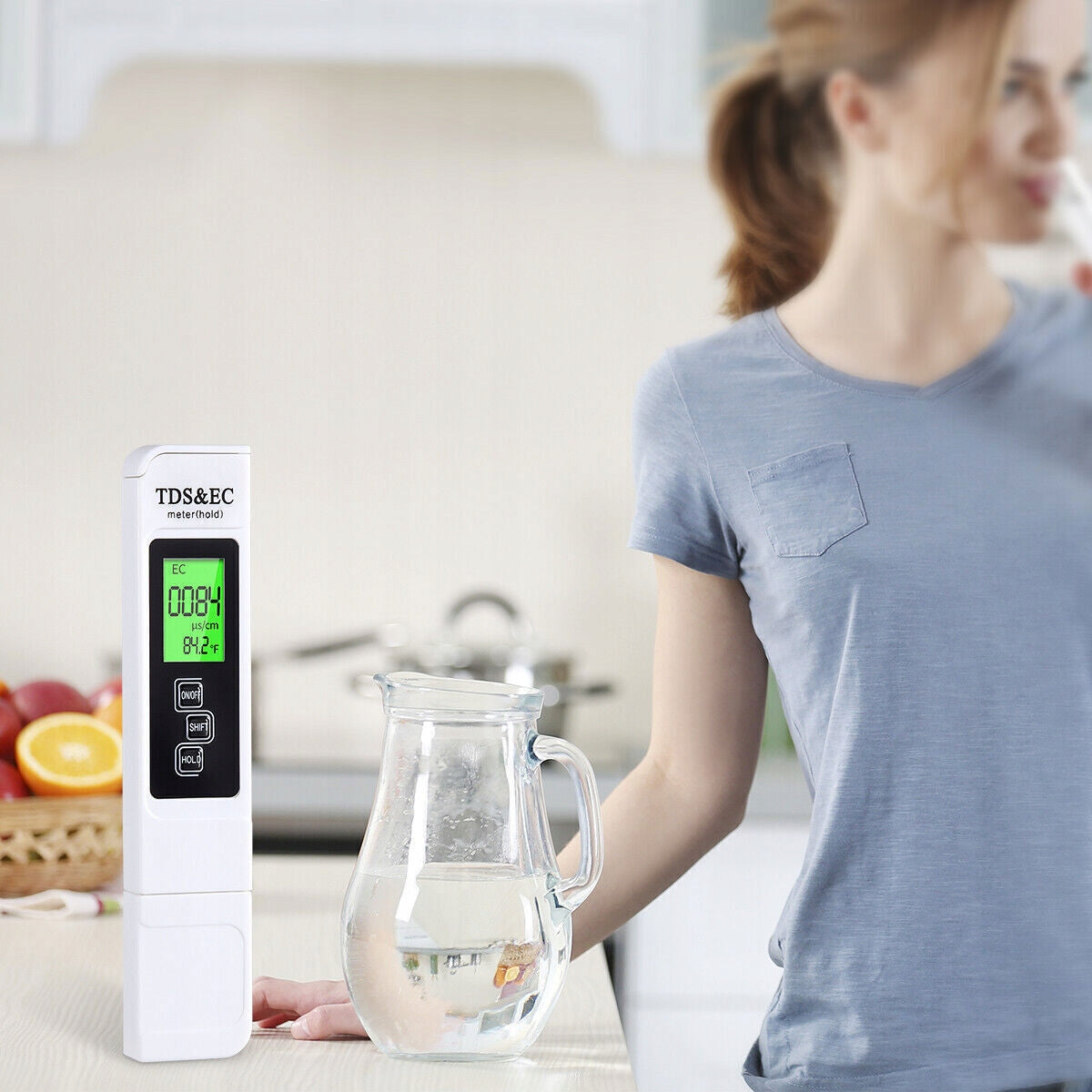 POOL WATER TEST KIT, PH TESTER, TURNS OFF AUTOMATICALLY Manufacturer code tester wody