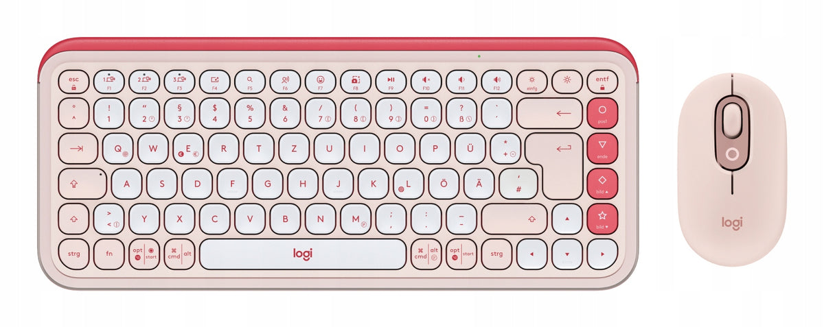POP ICON KOMBO MOUSE AND KEYBOARD/ROSE - DEU - CENTRAL-419