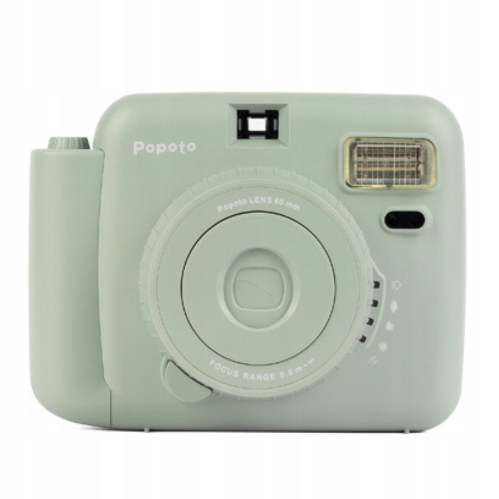 POPOTO GREEN INSTANT CAMERA WITH CARTRIDGES INSTAX MINI 10 pcs GIFT Packaging status original