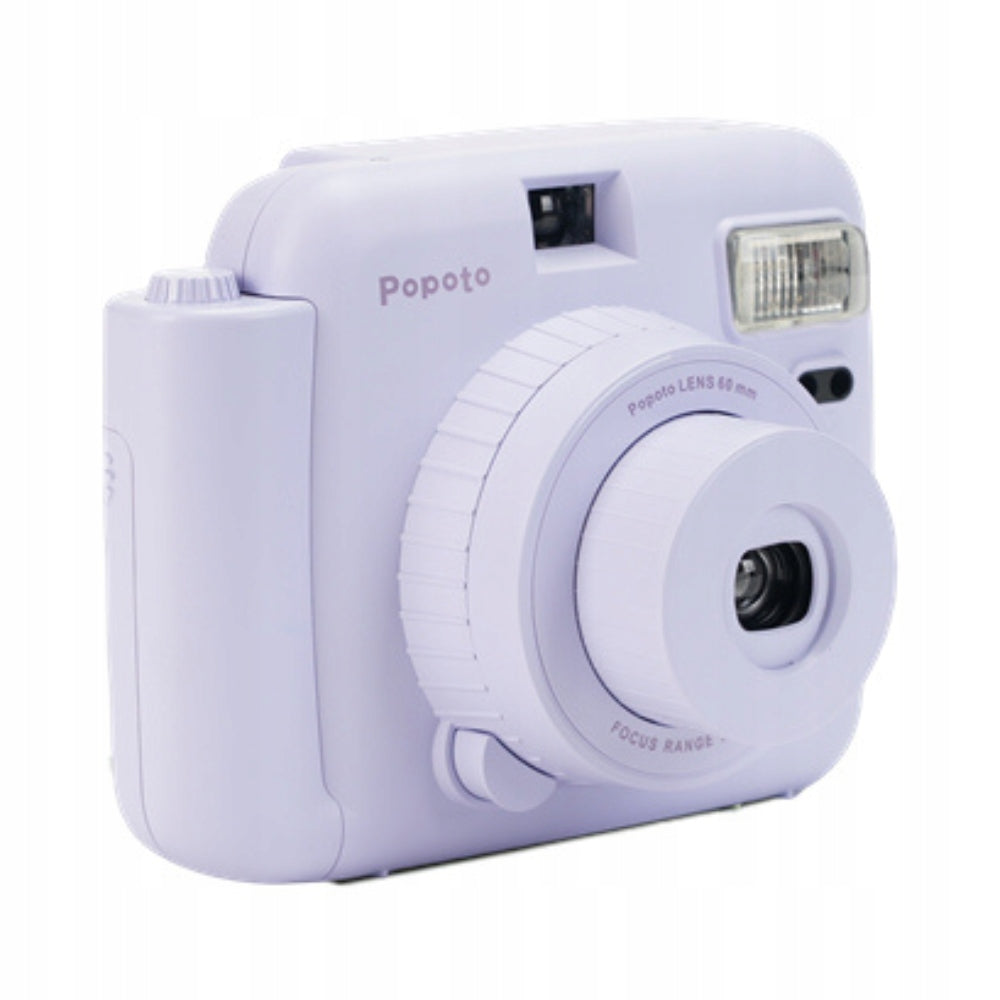 POPOTO PURPLE INSTANT CAMERA WITH CARTRIDGES INSTAX MINI 10 pcs Packaging status original