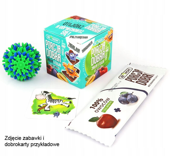 PORCJA DOBRA 3 X MIX OF FRUIT SNACKS CUBES FOR CHILDREN WITH A SURPRISE Brand Porcja Dobra