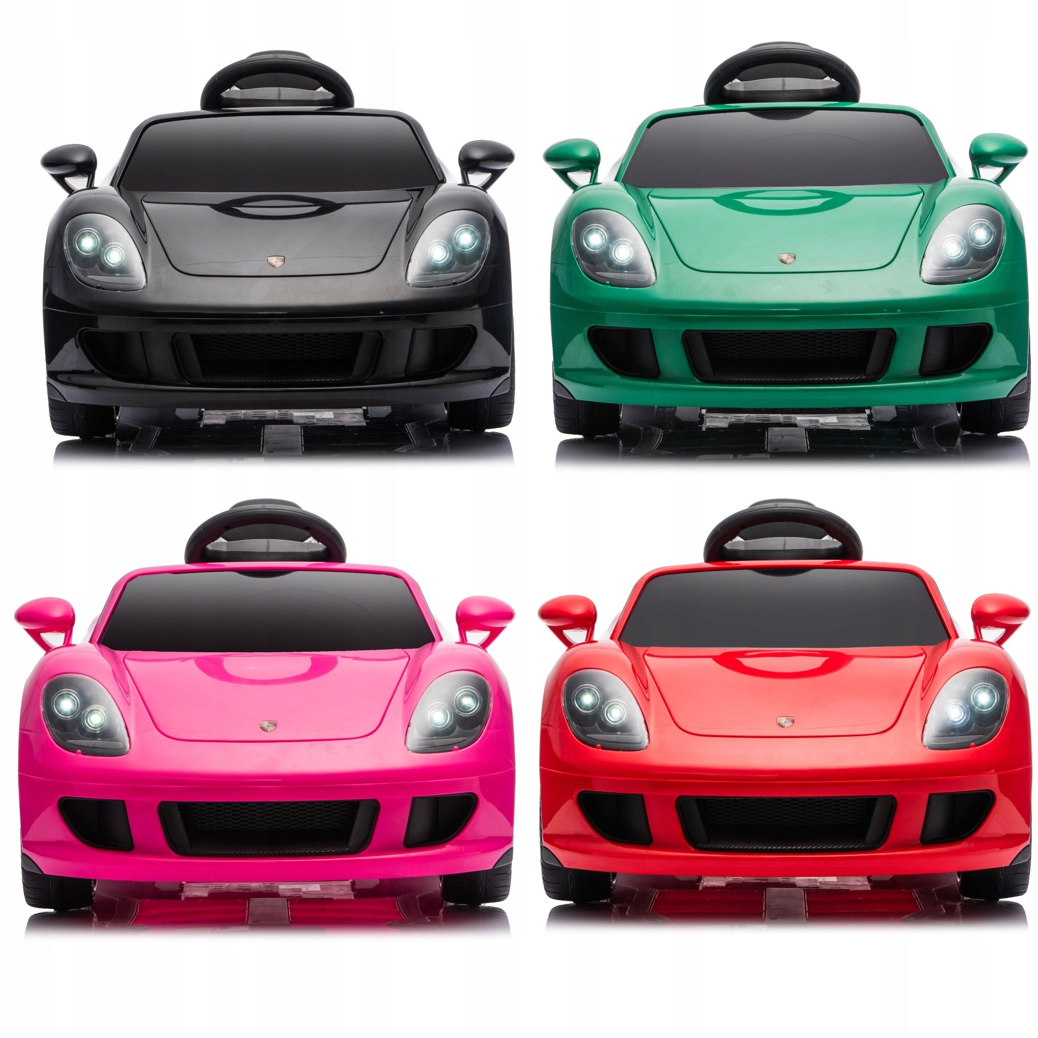 PORSCHE CARRERA GT EVA WHEEL LEATHER 12V 7ah battery car for kids Color black red pink green
