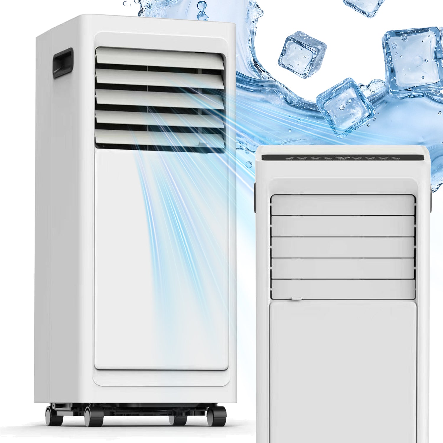 PORTABLE AIR CONDITIONER 9000BTU AIR CONDITIONING ONLY COOLING 2 GEAR 24HTIMER