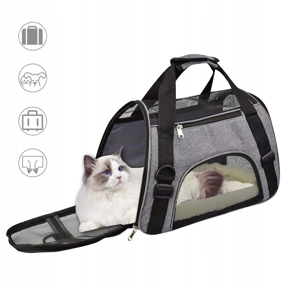 PORTABLE BACKPACK-TRANSPORTER FOR ANIMALS, DURABLE AND LARGE CAPACITY Manufacturer code 6908230729071