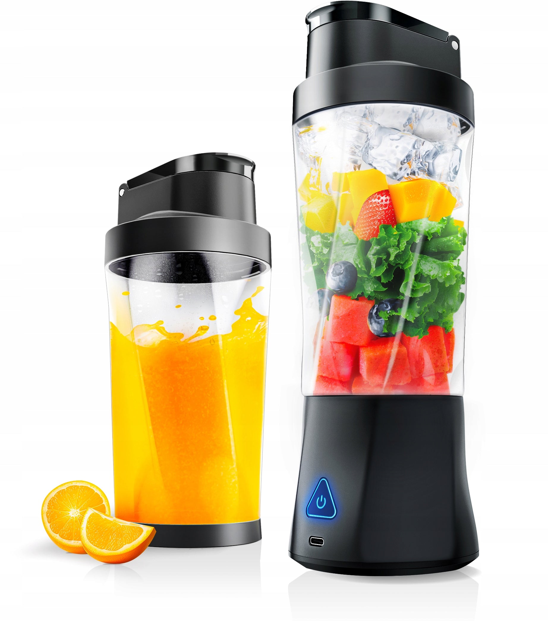 PORTABLE BLENDER 700ml , 6000 mAh, Mocny Mini Blender Kielichowy