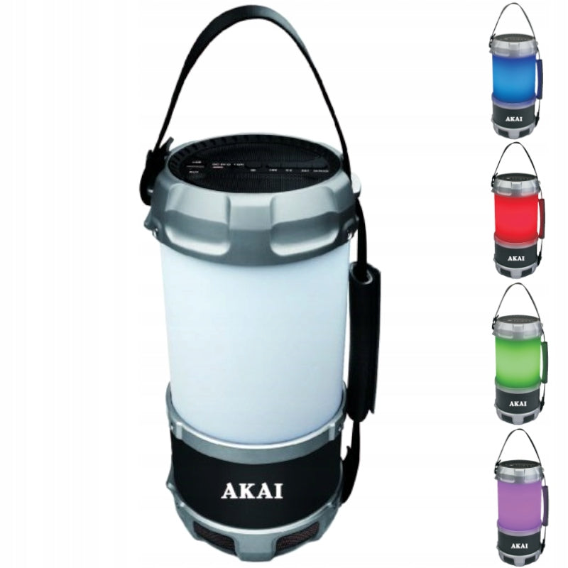 PORTABLE BLUETOOTH LED SPEAKER AKAI ABTS-S38