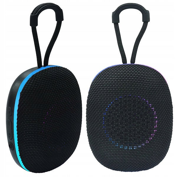 PORTABLE BLUETOOTH POCKET SPEAKER TRACER TWS BT WITH PENDANT black