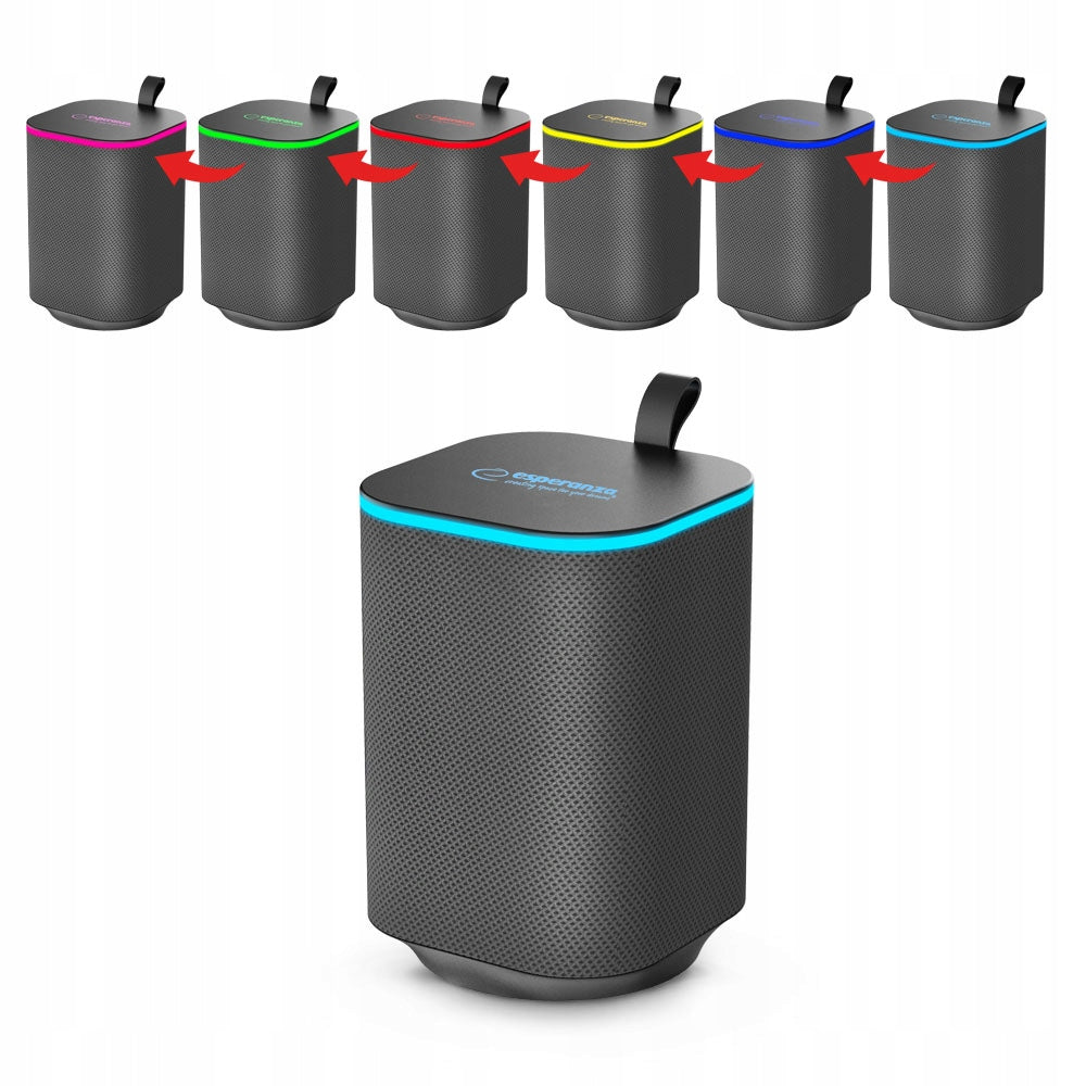 PORTABLE BLUETOOTH SPEAKER + FM + MP3 + AUX + RGB Brand Esperanza