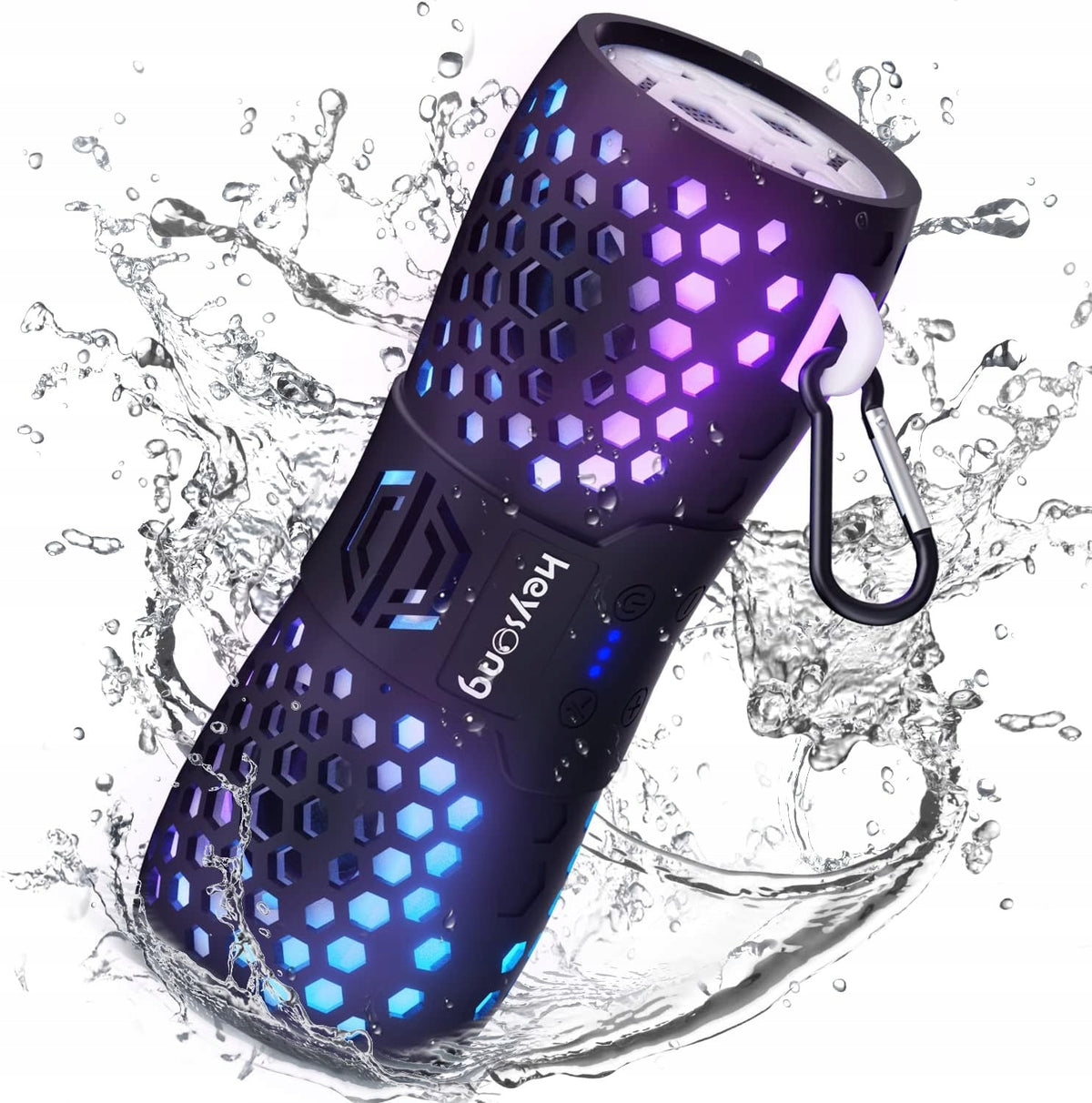 PORTABLE BLUETOOTH SPEAKER HEYSONG RGB IPX7