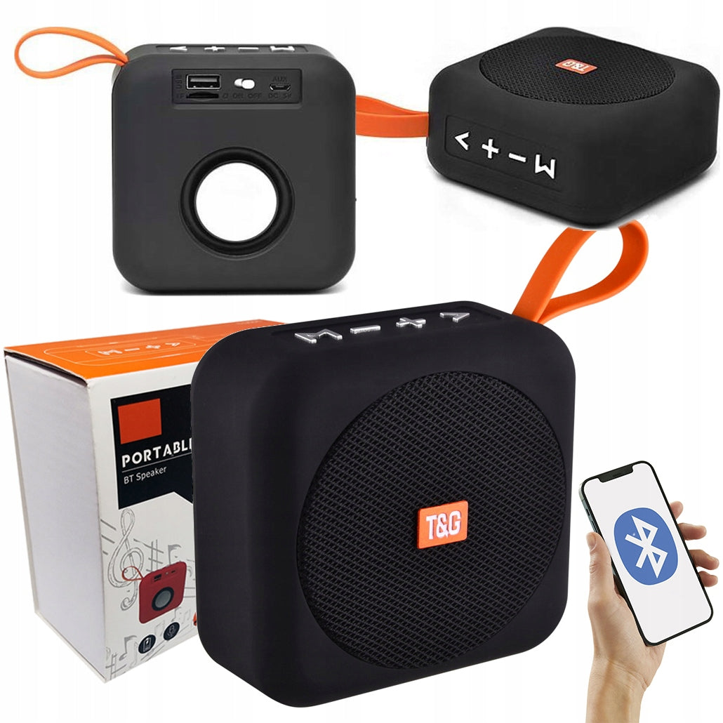 PORTABLE BLUETOOTH SPEAKER MOBILE KARAOKE CHARGE POWER COLUMN 8W POWERFUL