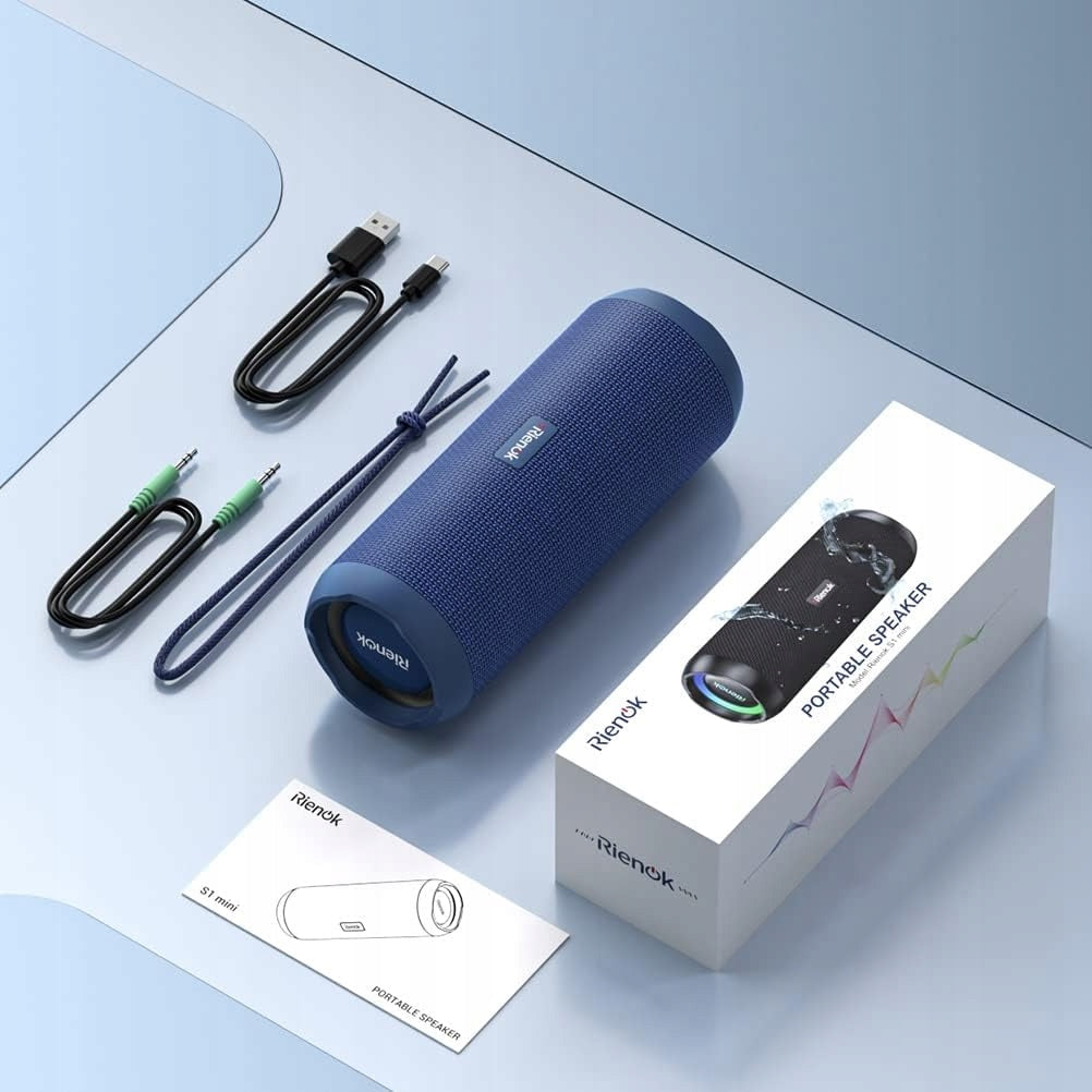 PORTABLE BLUETOOTH SPEAKER RIENOK S1 BLUE Model other