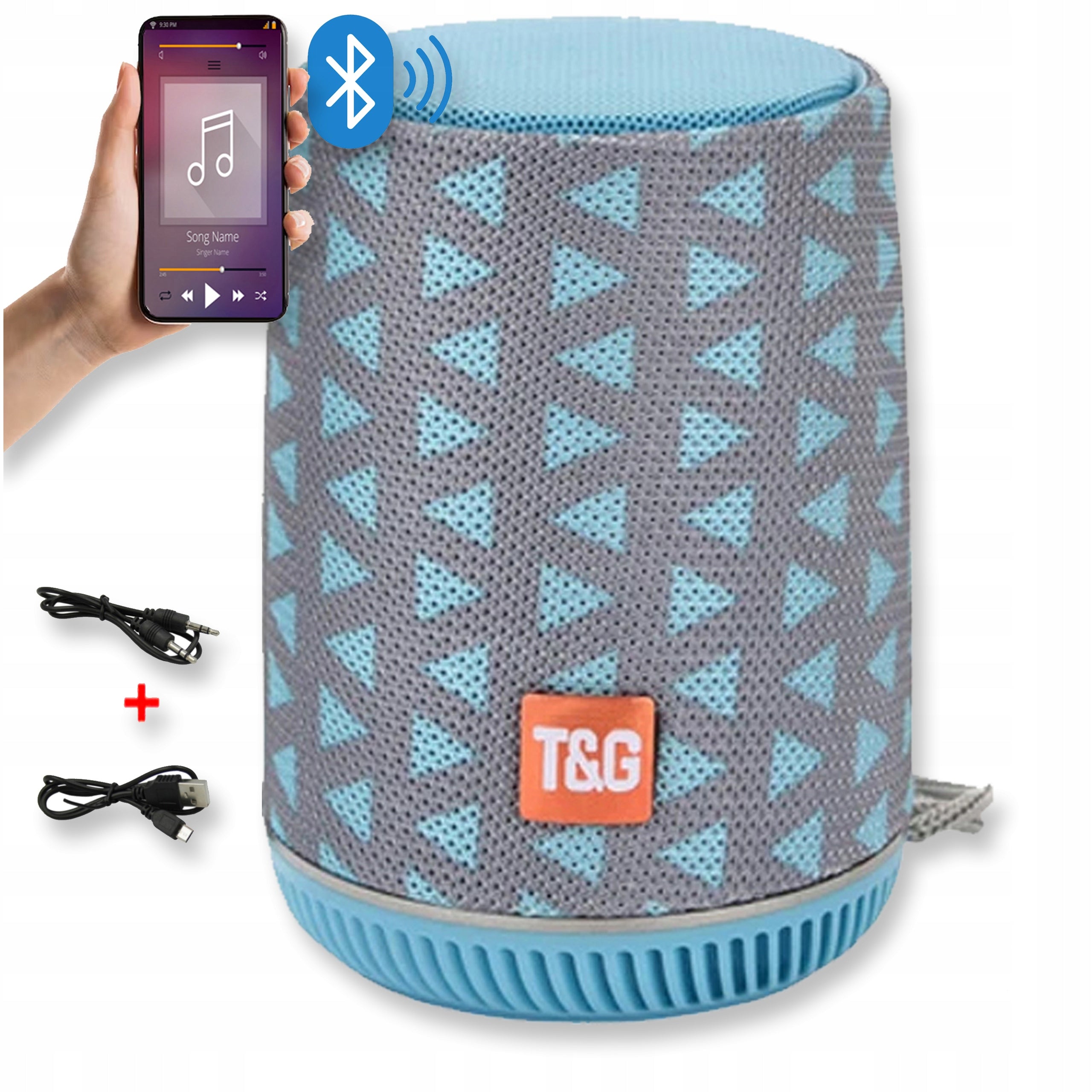 PORTABLE BLUETOOTH SPEAKER SMART WIRELESS MOBILE USB FM RADIO