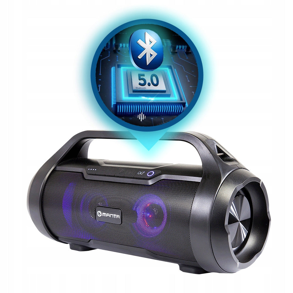 PORTABLE BLUETOOTH SPEAKER WIRELESS BOOMBOX USB TWS MANTA SPK215 2pcs Manufacturer code SPK215