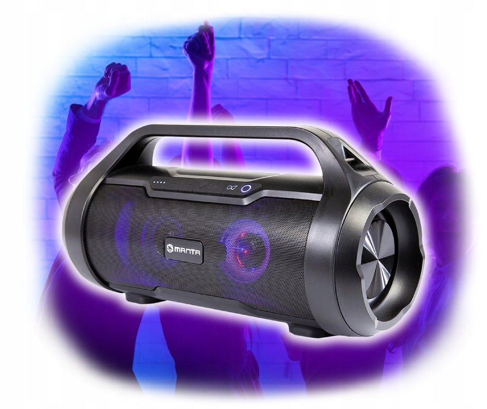 PORTABLE BLUETOOTH SPEAKER WIRELESS BOOMBOX USB TWS MANTA SPK215 2pcs Packaging status original