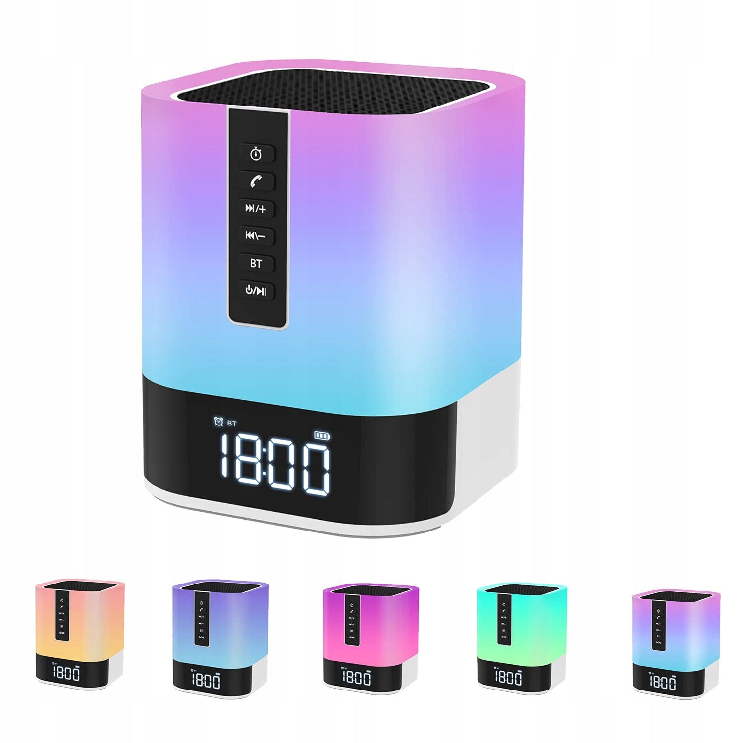 PORTABLE BLUETOOTH SPEAKER WITH LIGHT ALARM CLOCK LIGHT WamGame DY28S