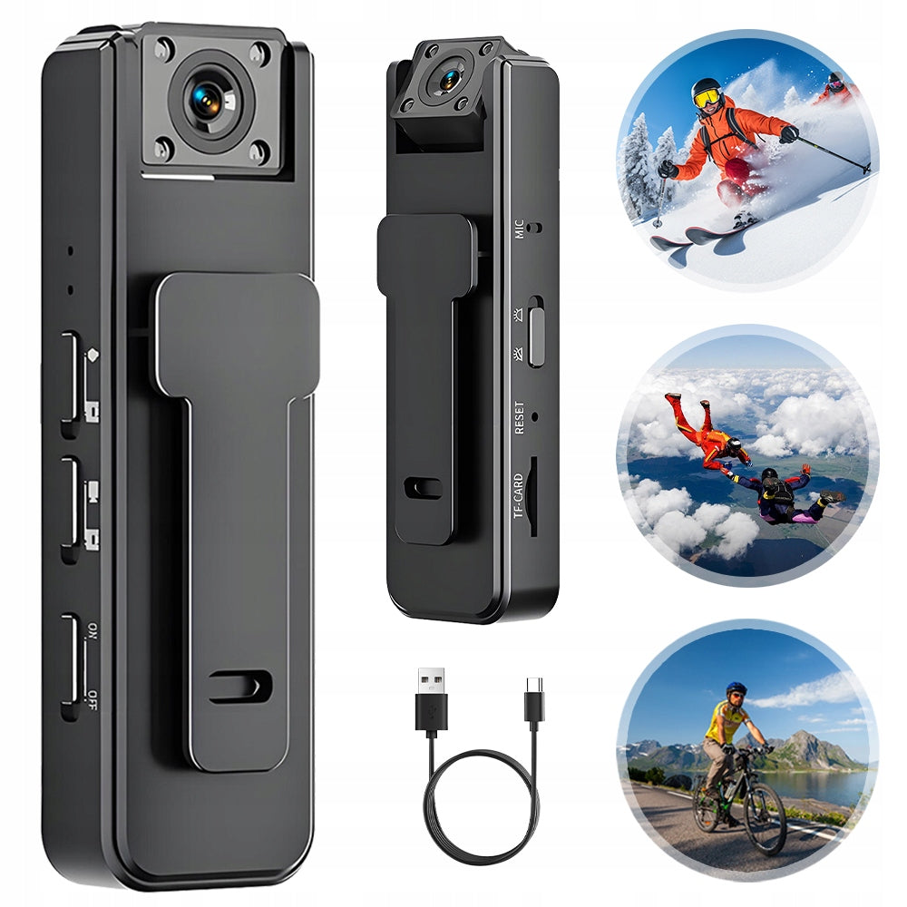 PORTABLE CAMERA, 1080P POCKET AUDIO RECORDER, NIGHT VISION CAMERA