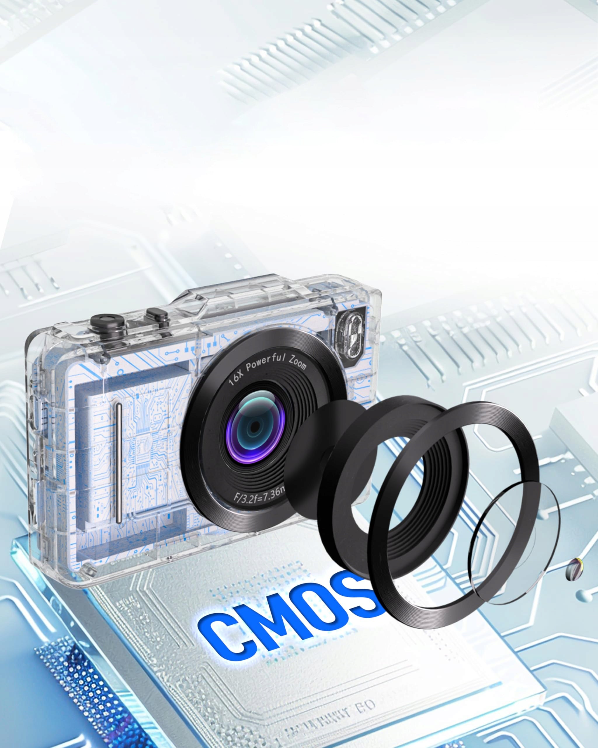 PORTABLE CAMERA DIGITAL HD CAMERA 16X ZOOM 48MP FOR VLOGGERS Brand no brand