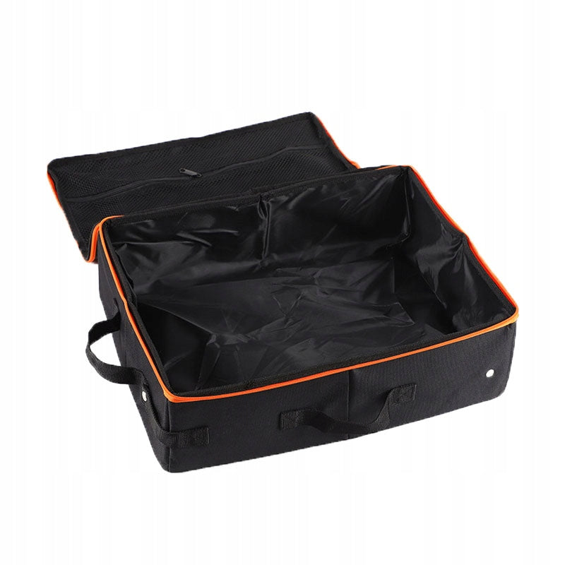 PORTABLE CAT DOG TRAVEL LITTER BOX WITH LID FOLDING SET Kind open litter box
