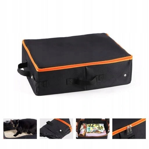 PORTABLE CAT DOG TRAVEL LITTER BOX WITH LID FOLDING SET Manufacturer code THF250902
