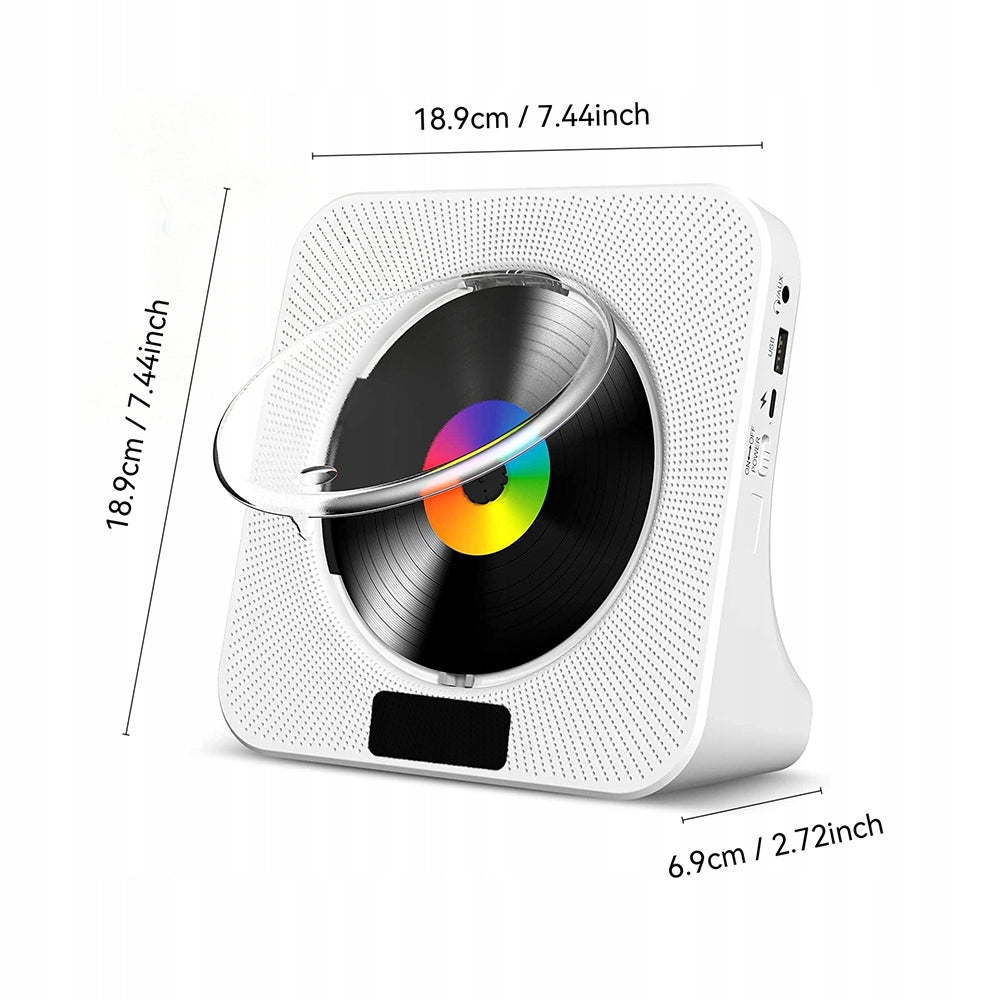 PORTABLE CD PLAYER SPEAKER PLAYBACK BLUETOOTH BOARD 5.0 WITH REMOTE CONTROL Brand no brand