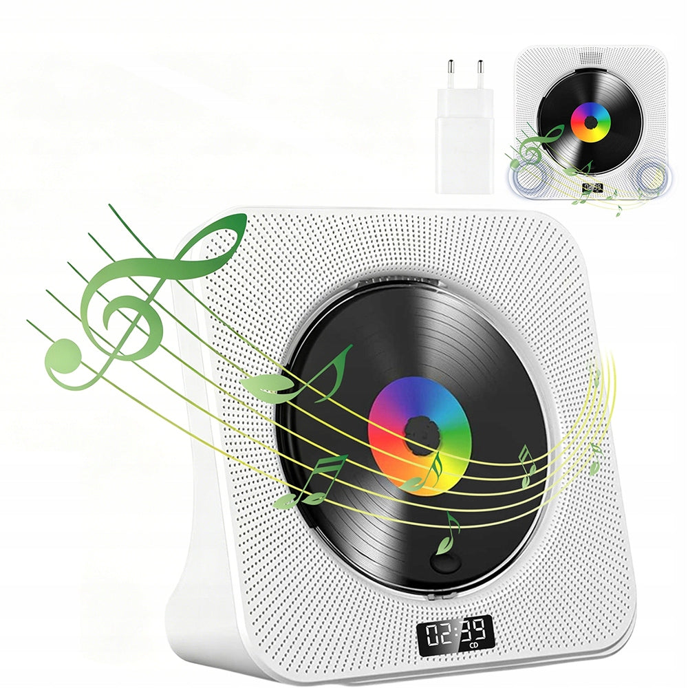 PORTABLE CD PLAYER SPEAKER PLAYBACK BLUETOOTH BOARD 5.0 WITH REMOTE CONTROL Model SDABCUVBH3