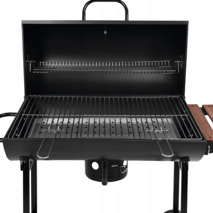 PORTABLE CHARCOAL GRILL WITH LID, GRATE 71*34,5CM 99908 LUND Type portable