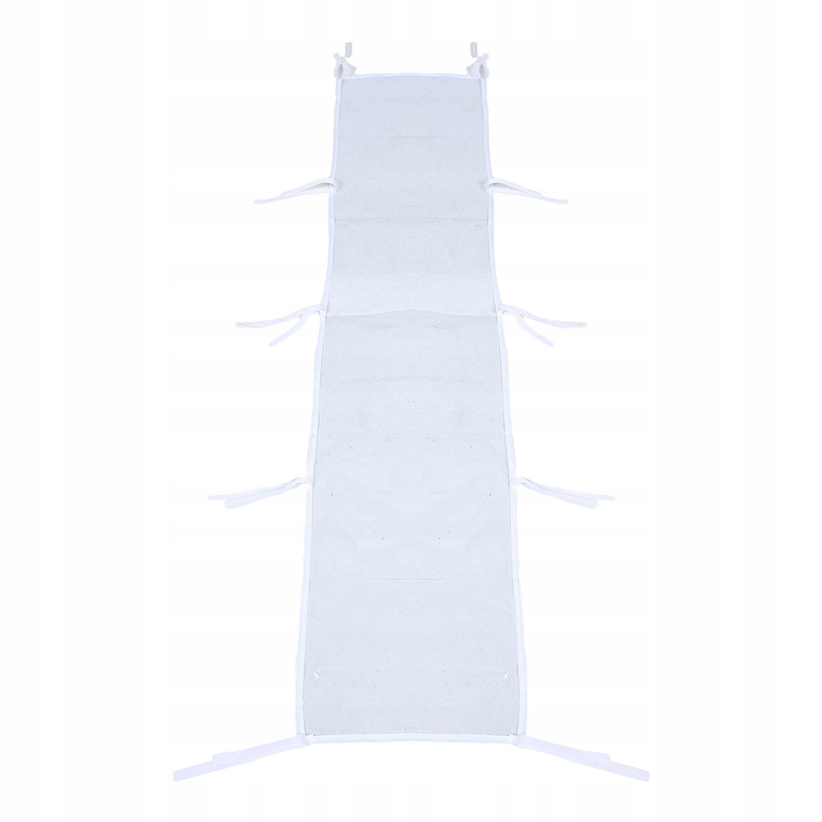 PORTABLE CLEAR TENT DRAINAGE GUTTER WITH STRAPS FOR CAMPING AND PATIO