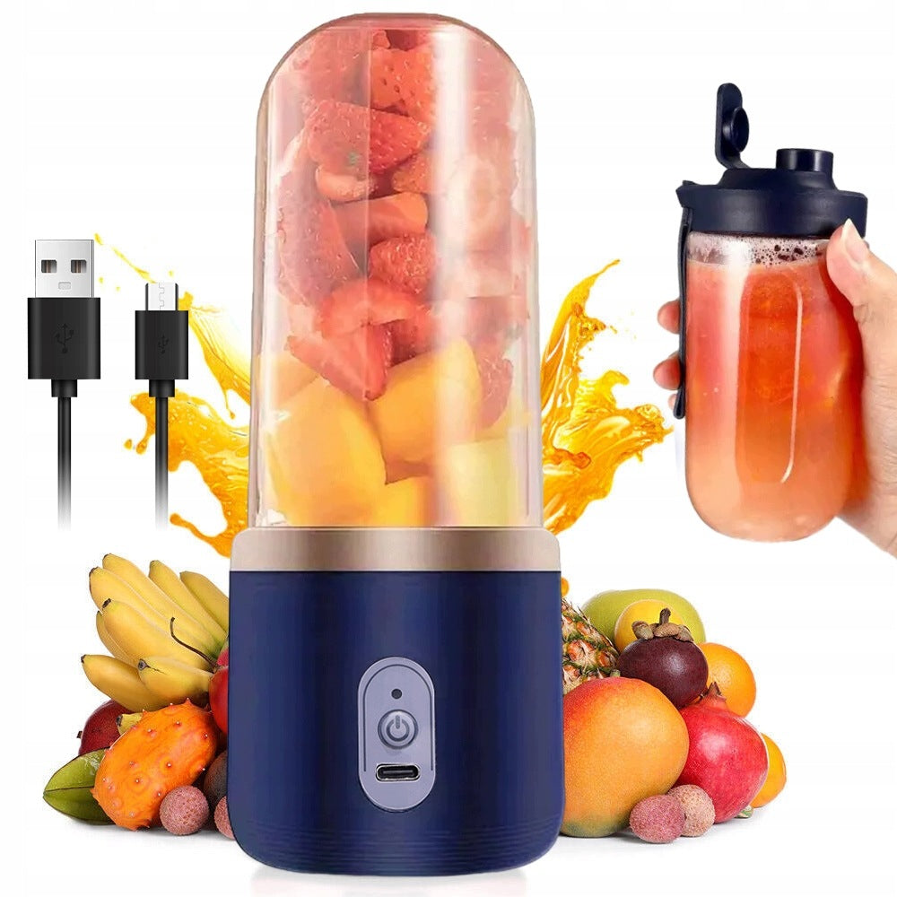 PORTABLE COCKTAIL BLENDER 1500MAH DARK BLUE PC+STEEL