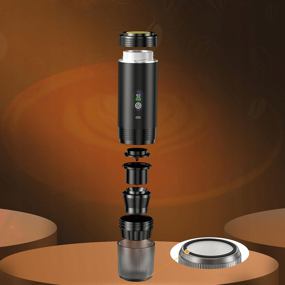 PORTABLE COFFEE MAKER 72W 80ML TOURIST WIRELESS CAR Brand no brand