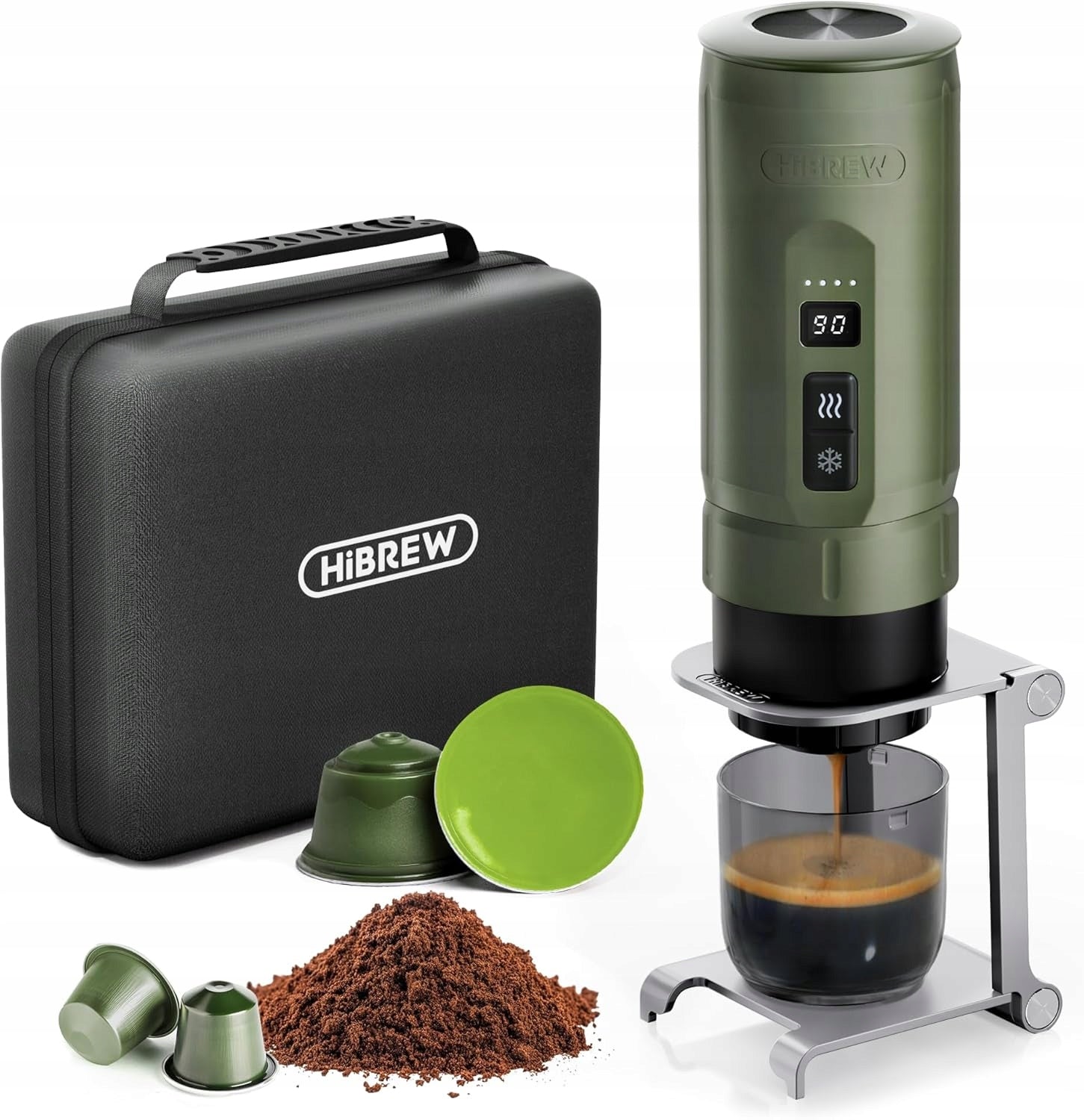 PORTABLE COFFEE MAKER HiBREW H4C 20BAR USB CAMPING AUTO