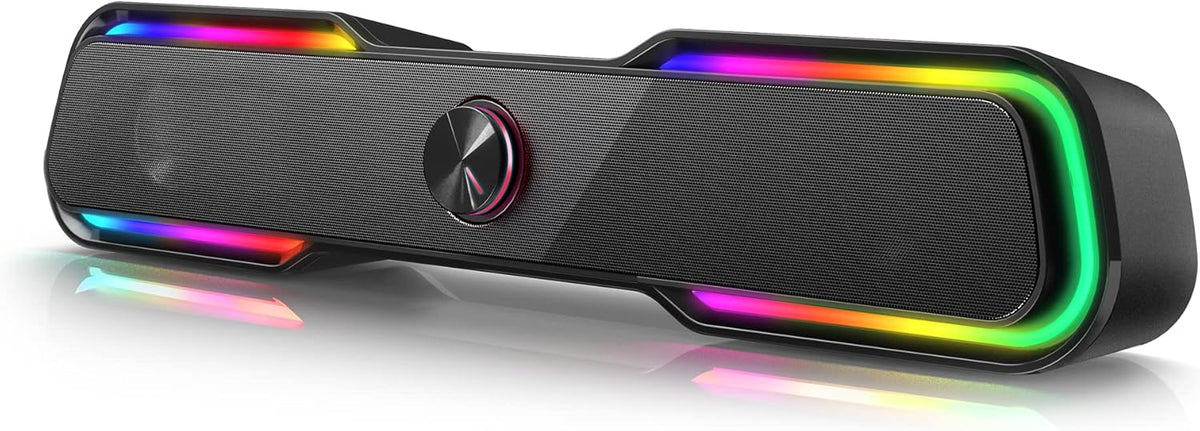 PORTABLE COMPUTER SPEAKER RGB Bluetooth SOUNDBAR BAZIVVE BV-001