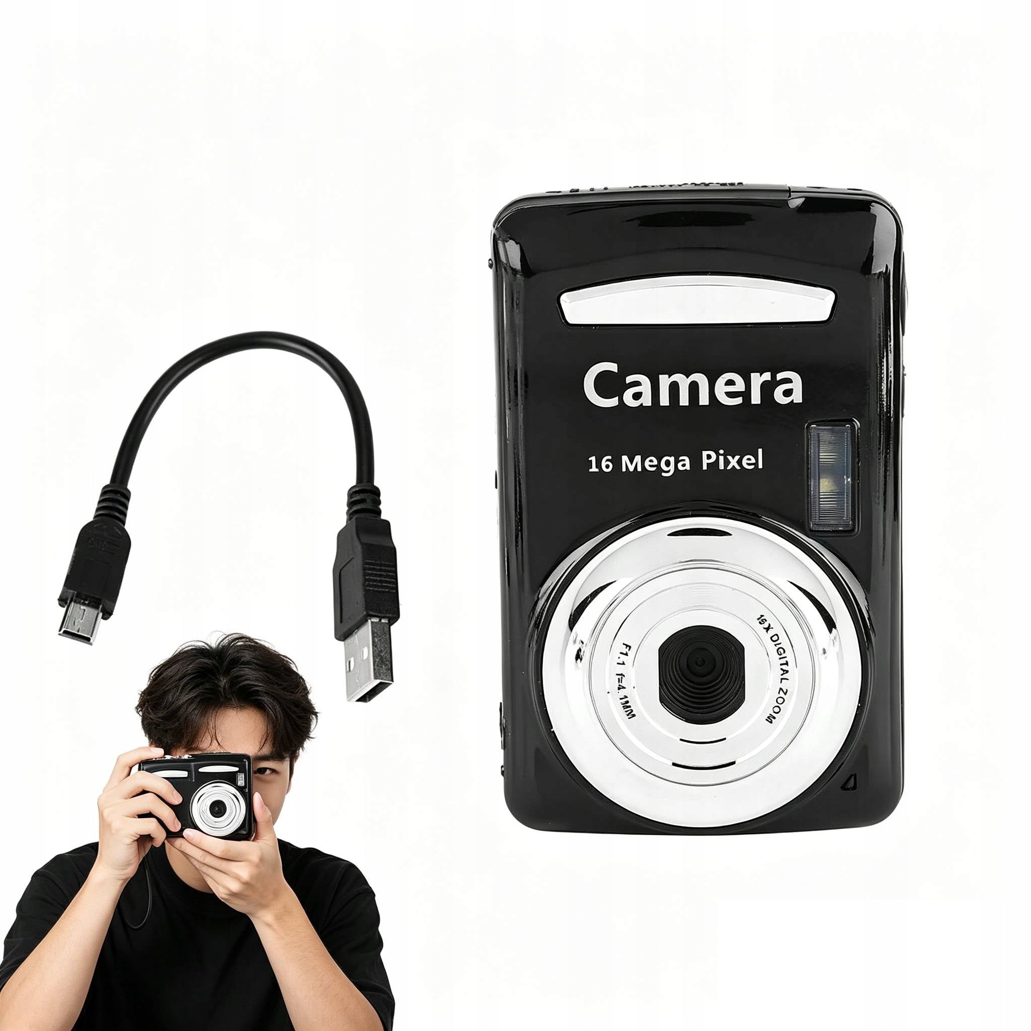 PORTABLE DIGITAL CAMERA FOR TOURISM PURPOSES 720P 30FPS 16X 2.4INCH