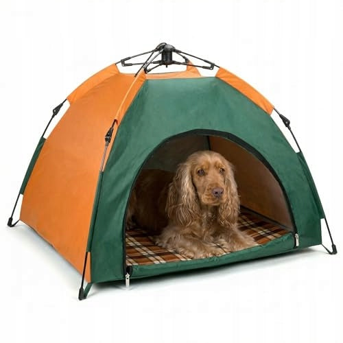 PORTABLE DOG TENT OUTDOOR DOG HOUSE FOR HOME gift included Manufacturer code Bez marki